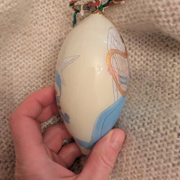 Pier1 Christmas Ornament - Hand Painted Glass - Picture 5 of 7